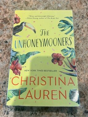 The Unhoneymooners by Christina Lauren - Yellow Tropical Paperback